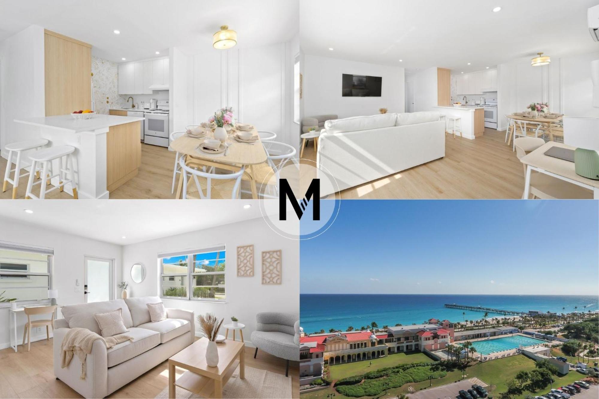 M Lake Worth Beach: Modern Villas with Retro Charm Near Palm Beach Exterior photo
